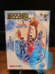2021-22 NBA Hoops #22 Joel Embiid Skyview Holo Foil SP - Philadelphia 76ers